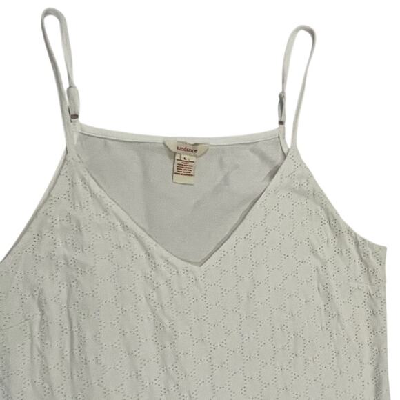 Sundance White Eyelet Camisole With Adj. Straps Fairy, Romantic - Picture 2 of 6